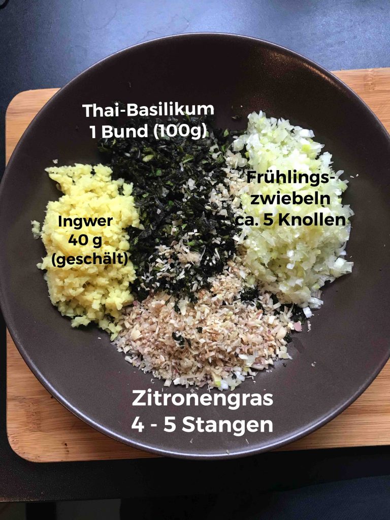 Bild 1: Laab Gai Kräuter
